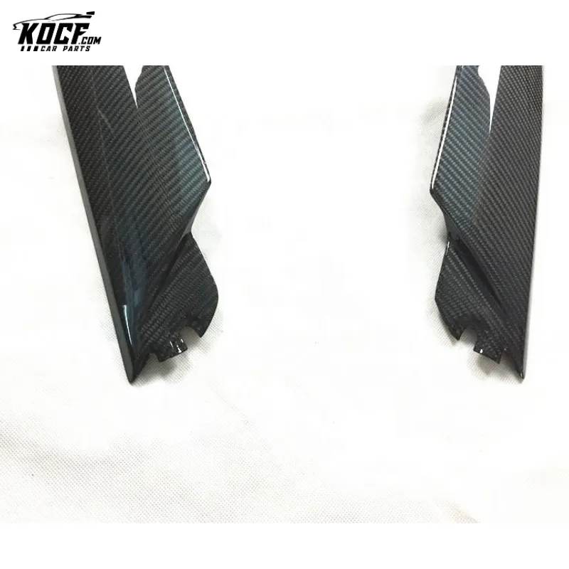 1PAIR// Exterior Trims A Pillar Bumper Carbon Fiber For Nissan R35 GT-R GTR 2009-15