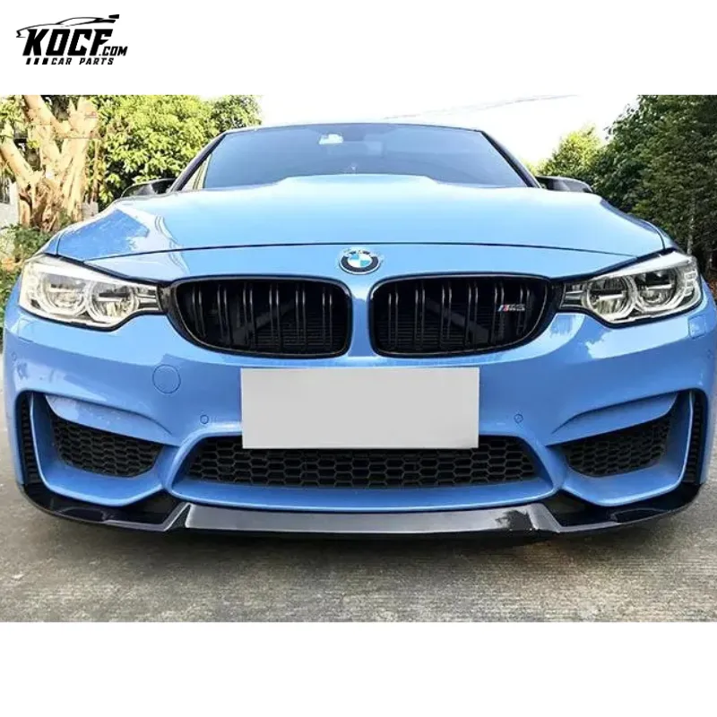 2015-19 CS Style Carbon Fiber Front Bumper Lip Splitter Spoiler For BMW F80 M3 F82 F83 M4