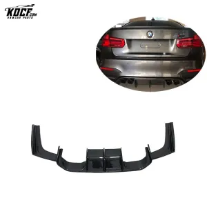 2015-2018 F80 M3 1-PC style VRS type Carbon fiber rear bumper diffuser lip spoiler for BMW F80 F82 F83 M3 M4