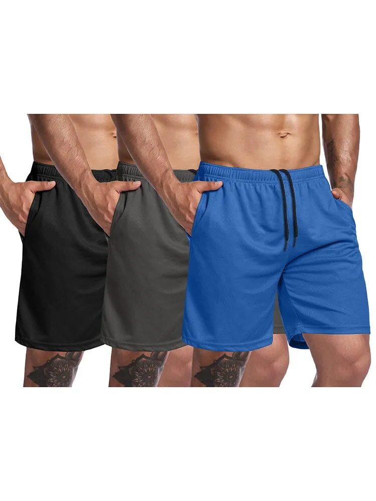 3-Pack Workout Shorts with Pocket (US Only)