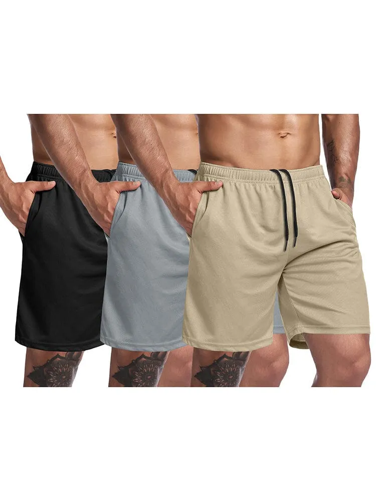 3-Pack Workout Shorts with Pocket (US Only)