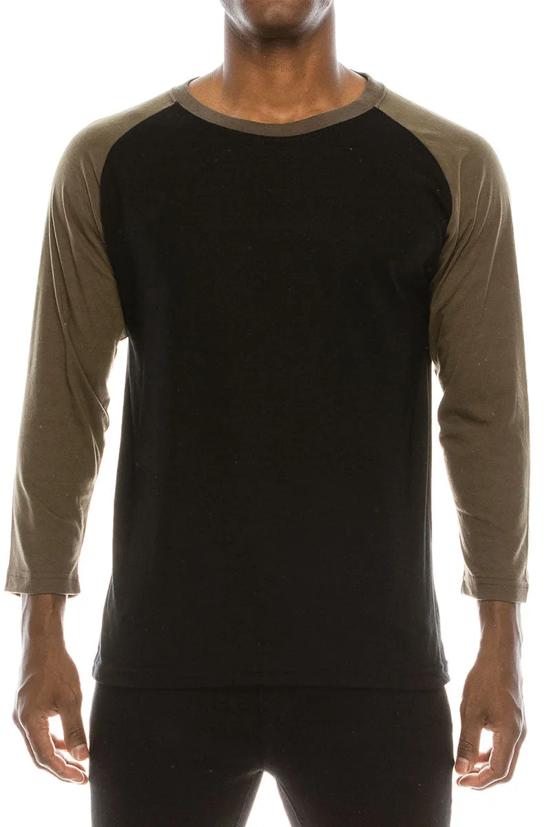 3/4 Sleeve Raglan T-shirts