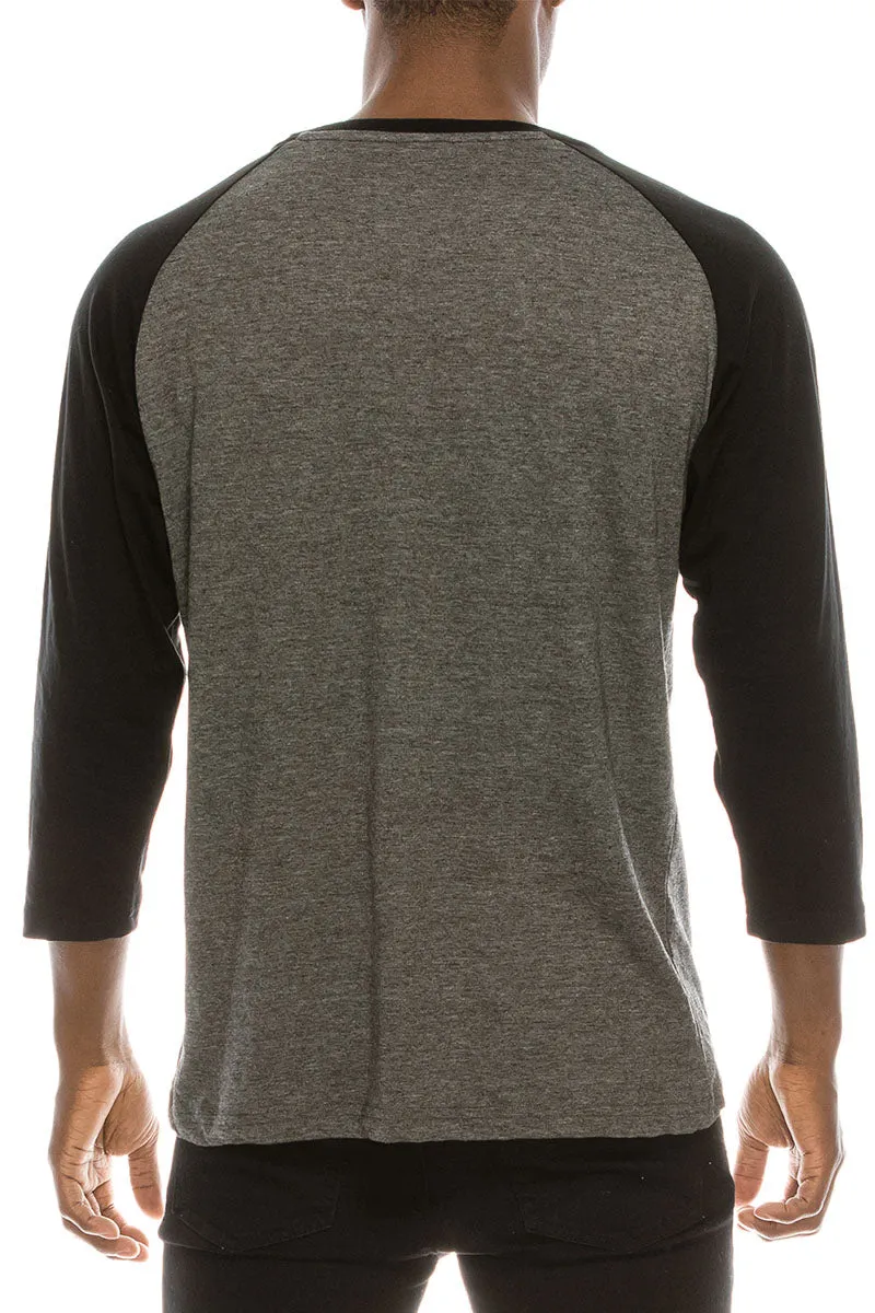 3/4 Sleeve Raglan T-shirts