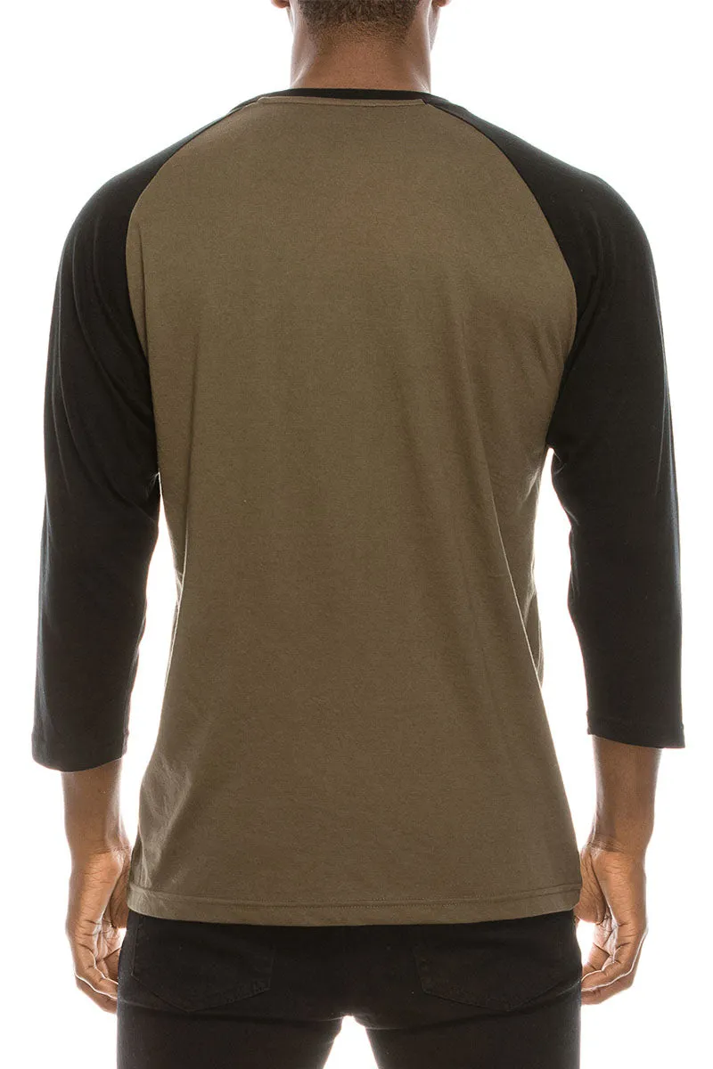 3/4 Sleeve Raglan T-shirts