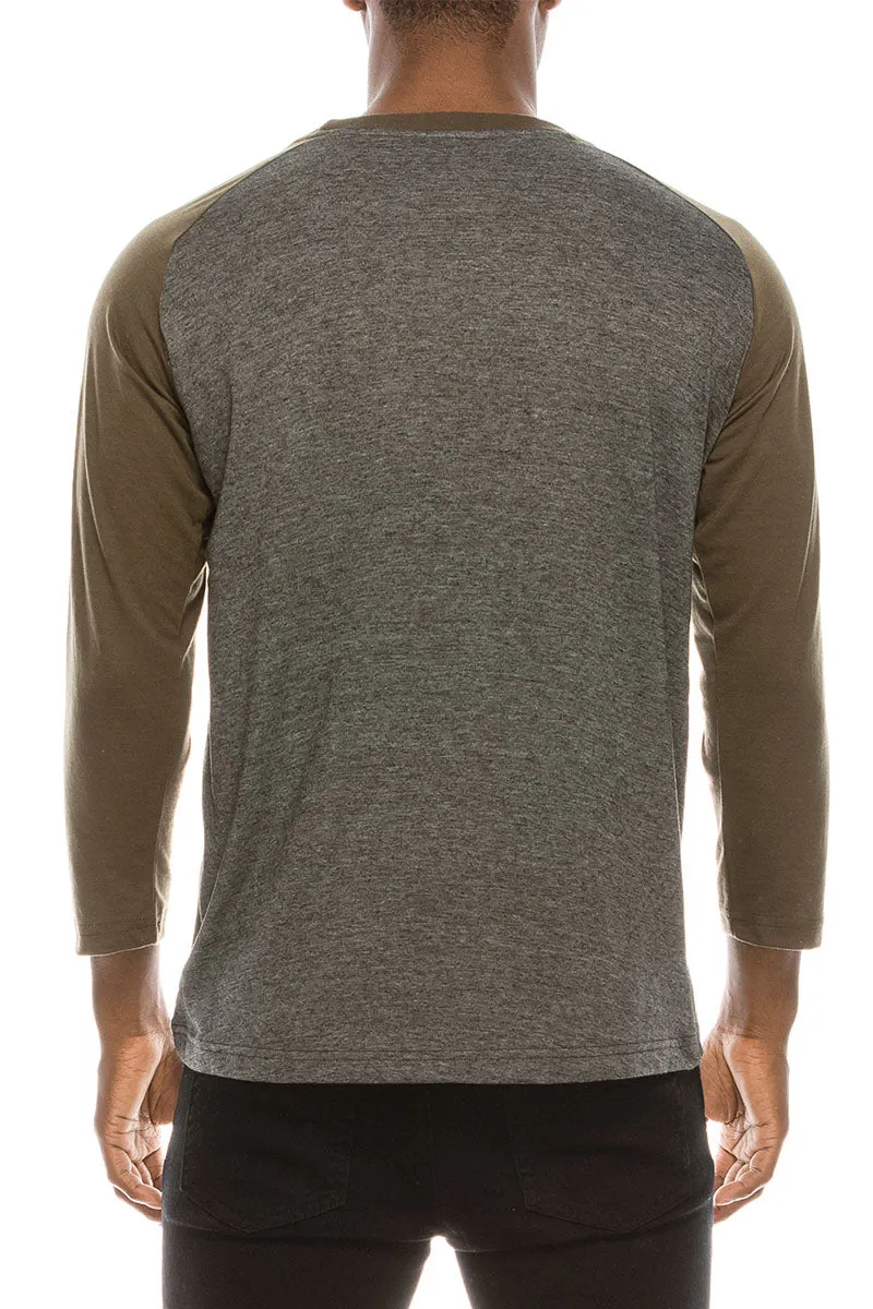 3/4 Sleeve Raglan T-shirts