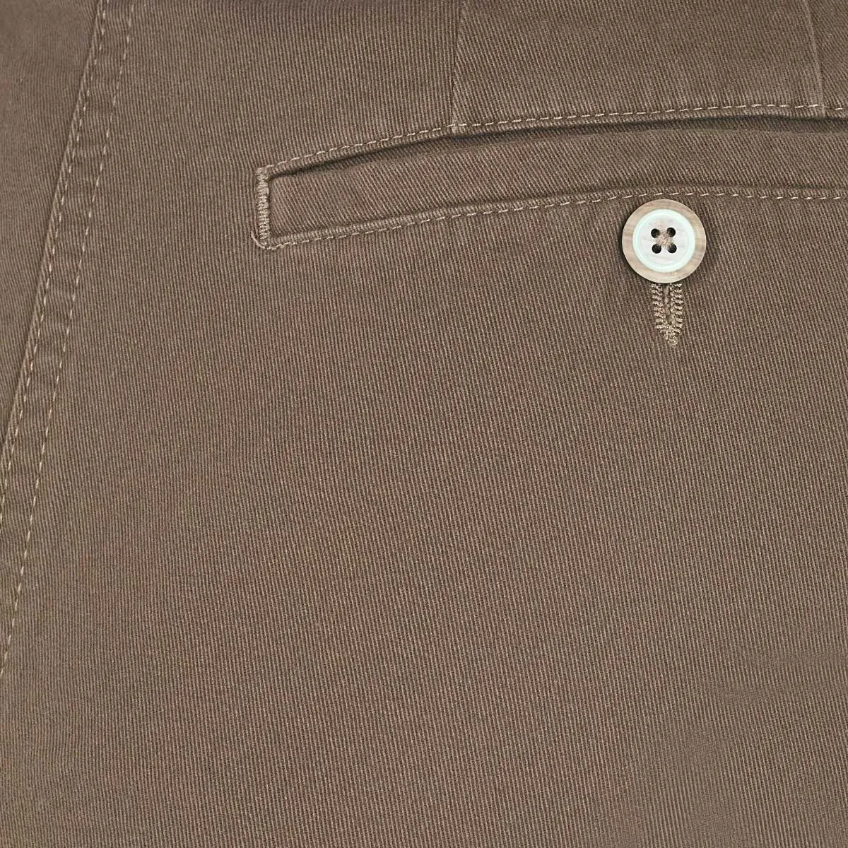 40% OFF - GURTEEN Chinos - Longford Stretch Cotton – Taupe - Size: 46 REGULAR