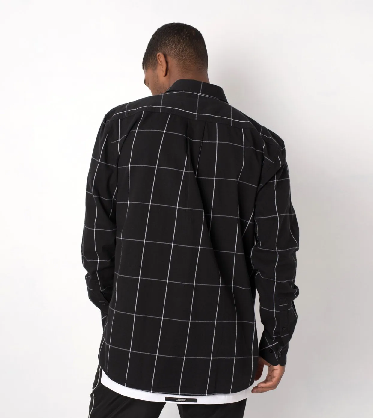 Align LS Shirt Black/White