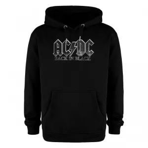 Amplified Unisex Adult Black In Black AC/DC Hoodie