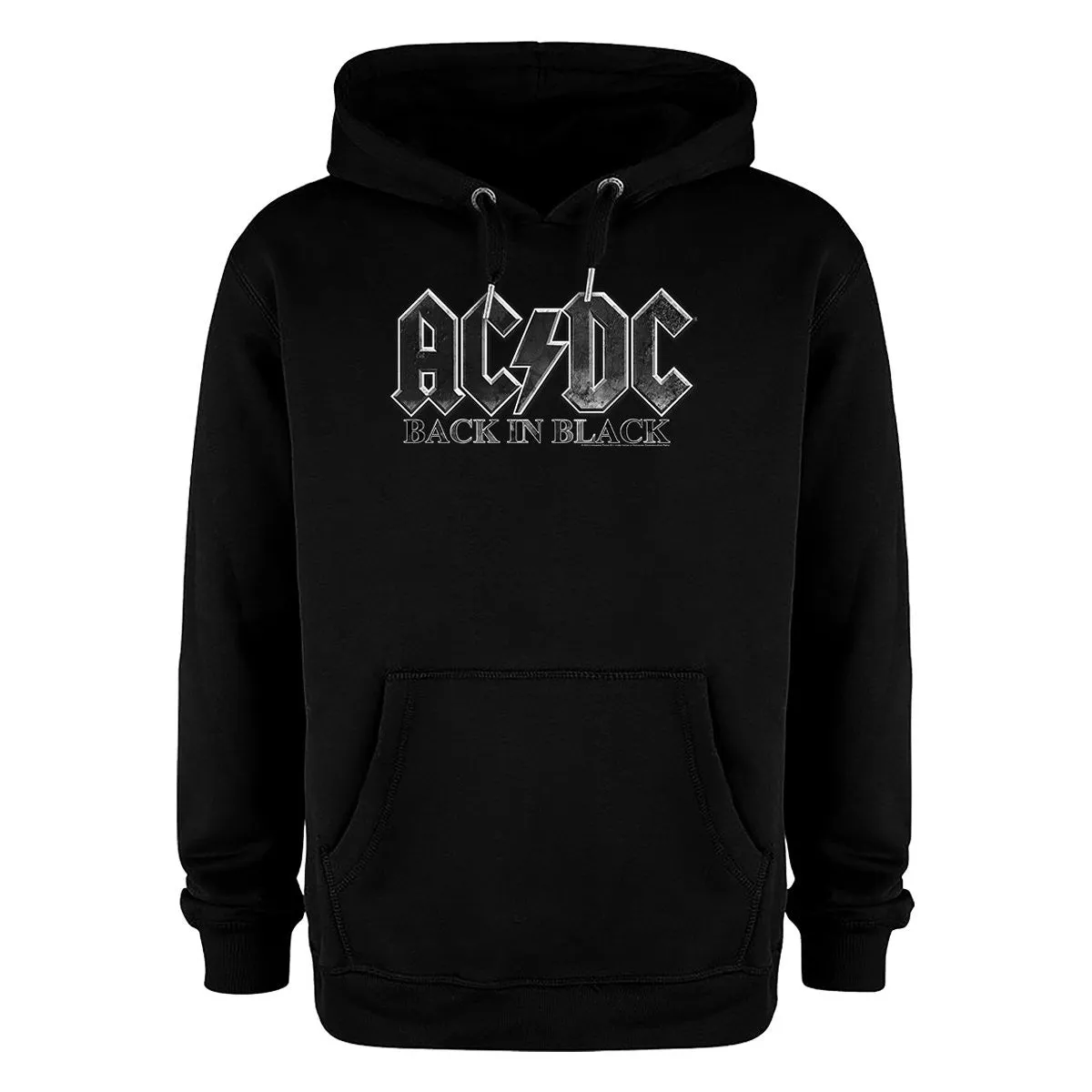 Amplified Unisex Adult Black In Black AC/DC Hoodie