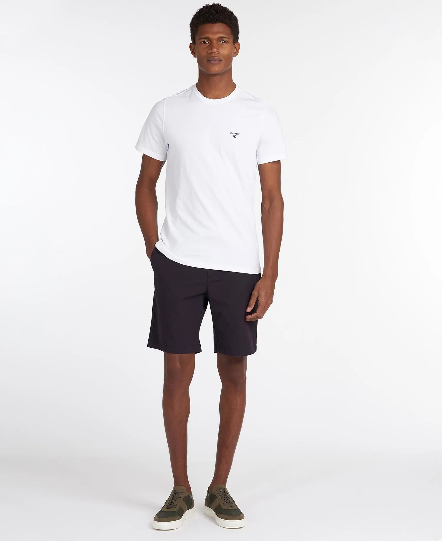 Barbour - Essential Sport Tee, White