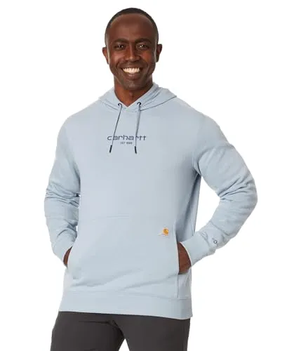 Carhartt 105569 Men's Force® Relaxed Fit Lightweight Logo Graphic Sweat - 2X-Large Tall - Neptune