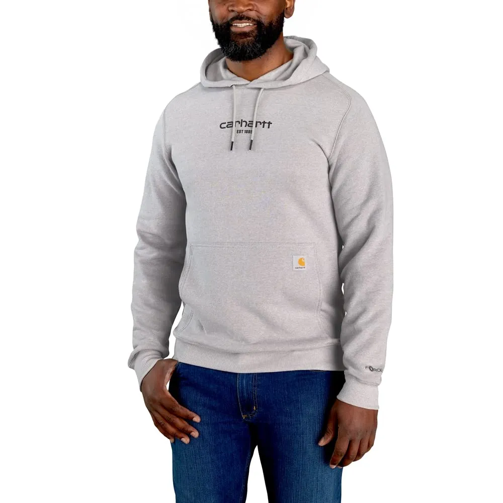 Carhartt 106655 mens Force Relaxed Fit Lightweight Logo Graphic Sweatshirt 105569