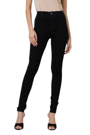 Classic High Waisted Black Skinny Jeans