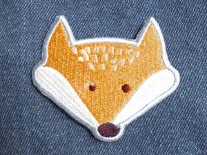 Clearance Iron on Patch - Fox Patch - Embroidered Patches