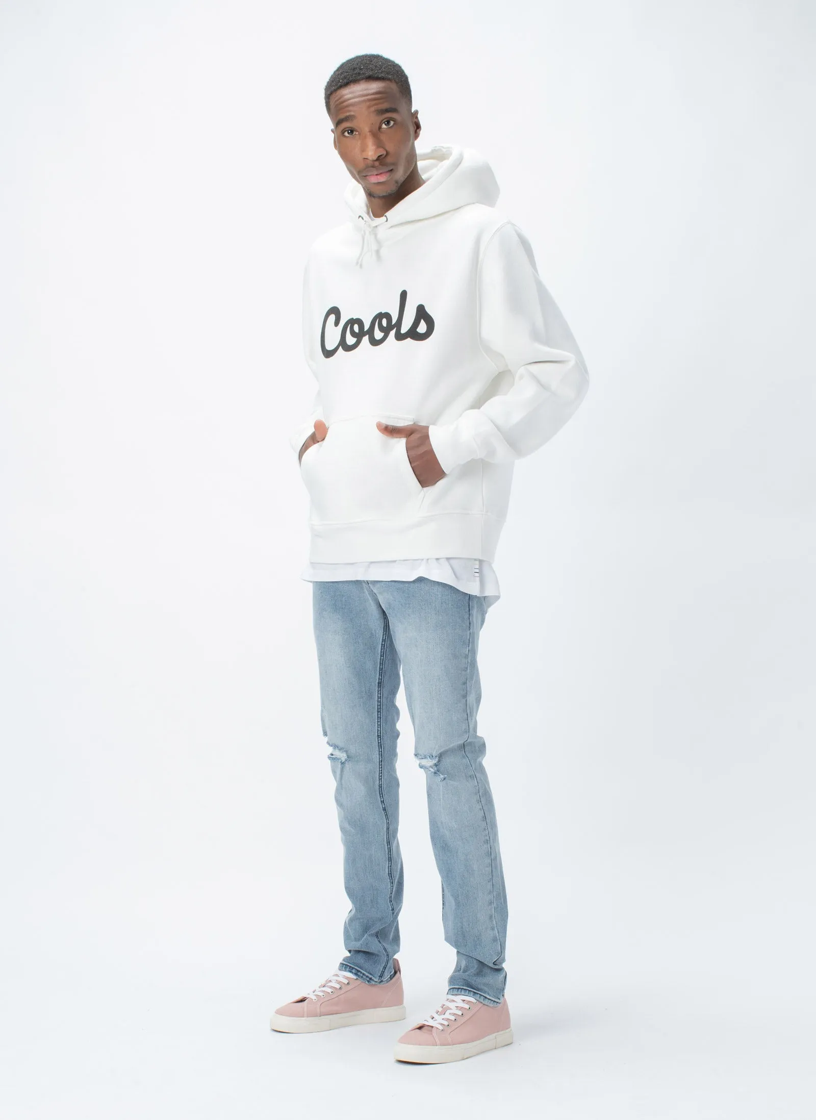 Cools Hood Sweatshirt White