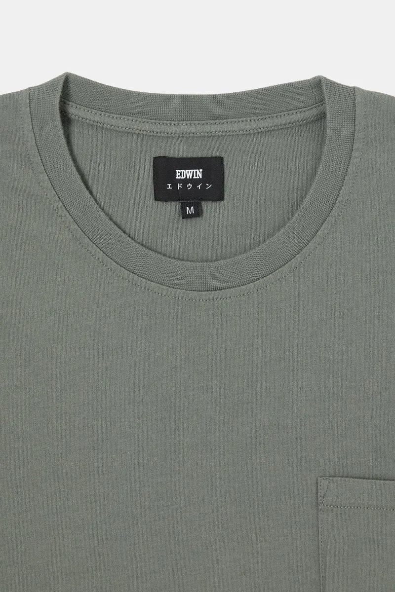 Edwin Pocket T-Shirt (Castor Gray)