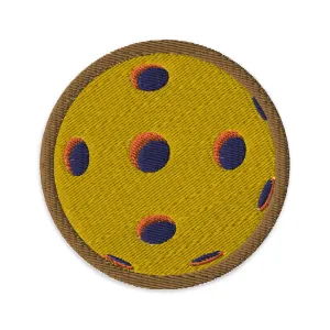 Embroidered Pickleball Patch | Best Embroidered Pickle Ball Patch | Iron On Embroidered Patch