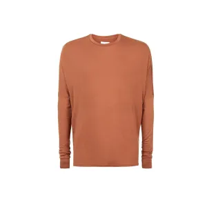 ESSENTIAL LONG SLEEVE TEE RUST