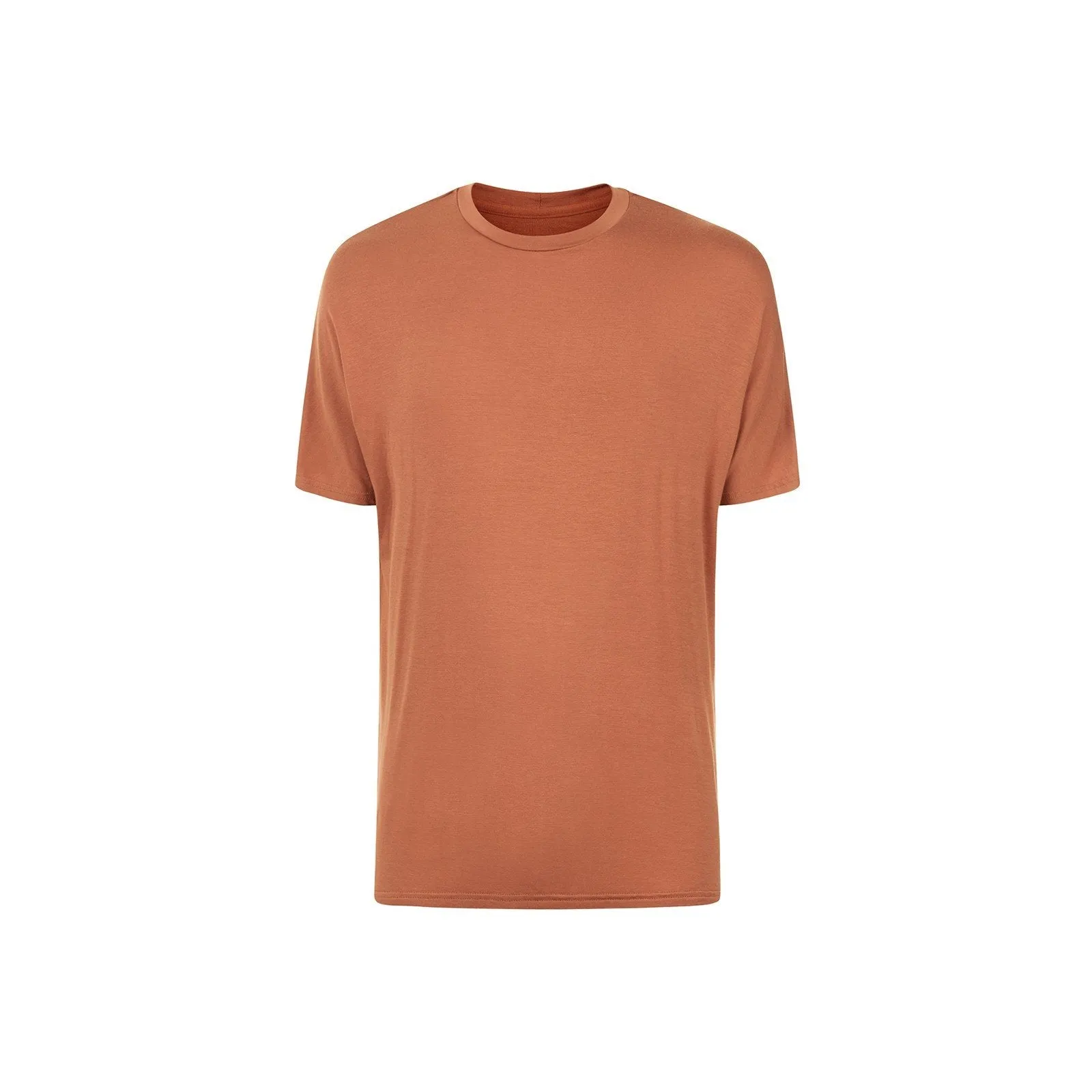 ESSENTIAL SHORT SLEEVE TEE IN RUST