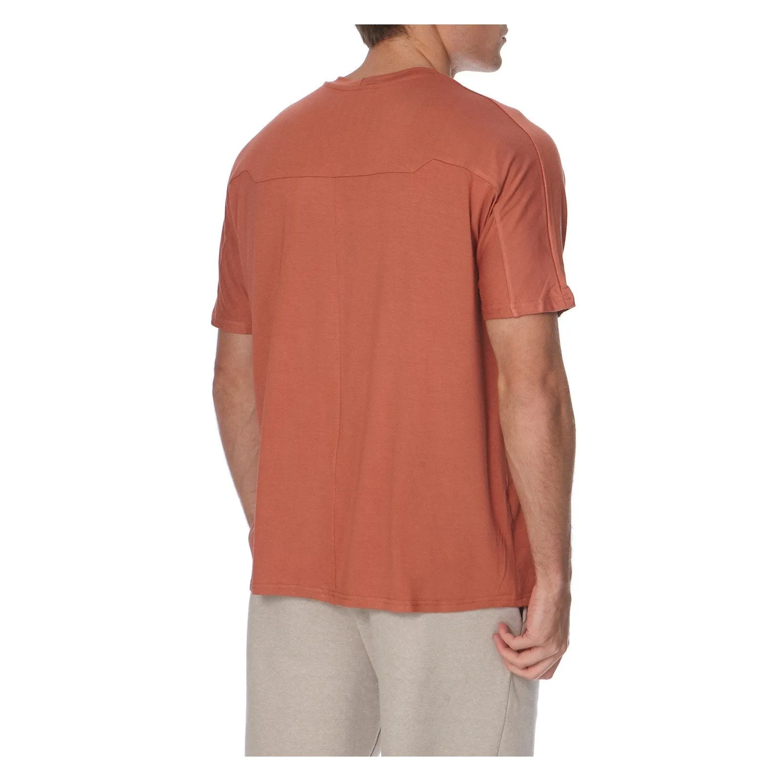 ESSENTIAL SHORT SLEEVE TEE IN RUST