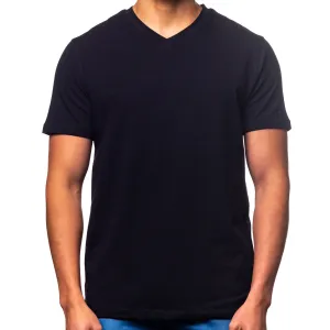 Essential V Neck T-Shirt - Black