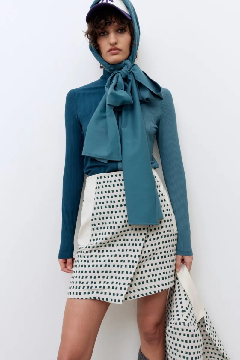 Eve Gravel Sabah Skirt - Light or Dark Jacquard (Online Exclusive)