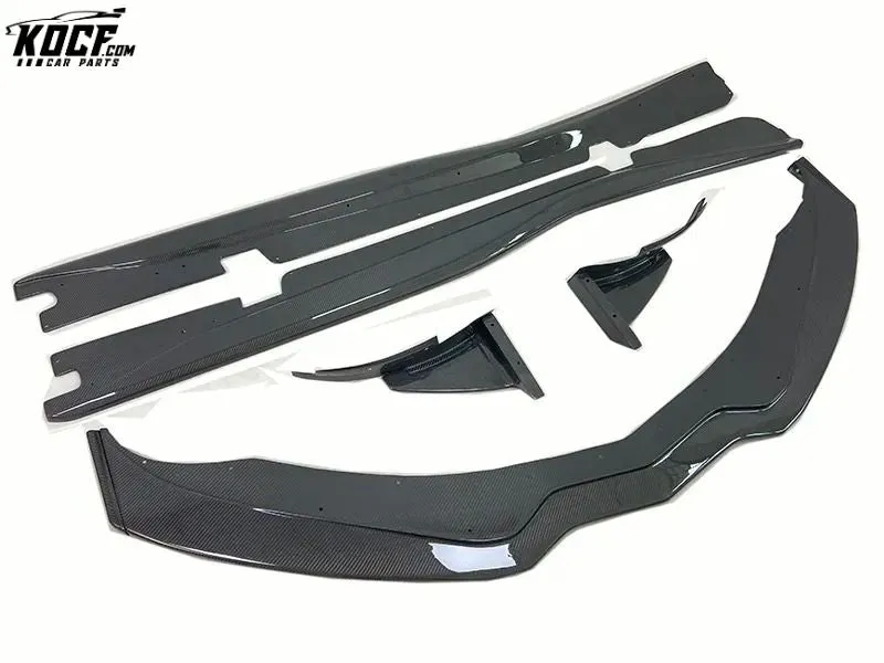 For C7 Z06 Body kit Carbon Fiber Front Bumper Splitter Lip Body kit For Corvette C7 Z06