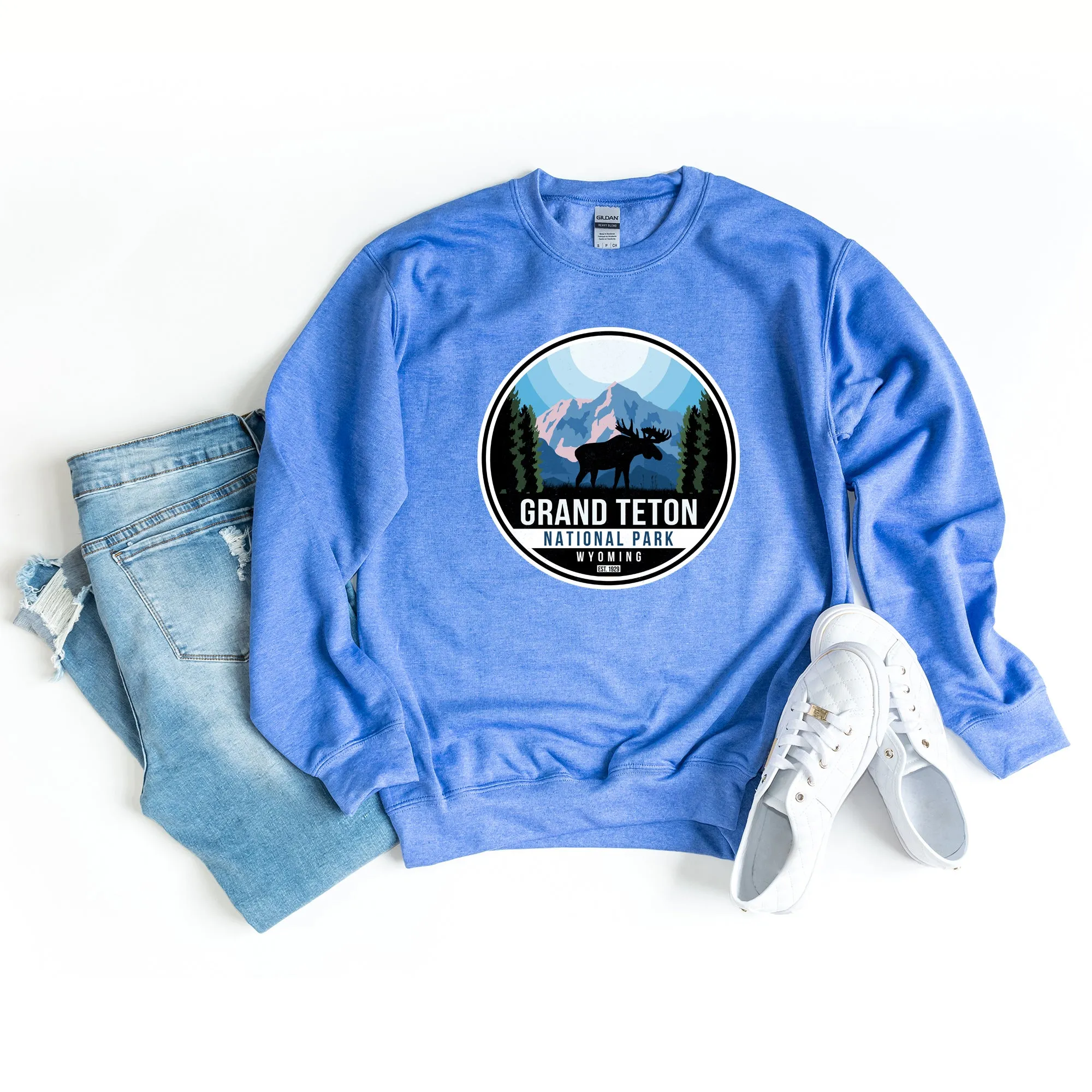 Grand Teton National Park Badge | Sweatshirt