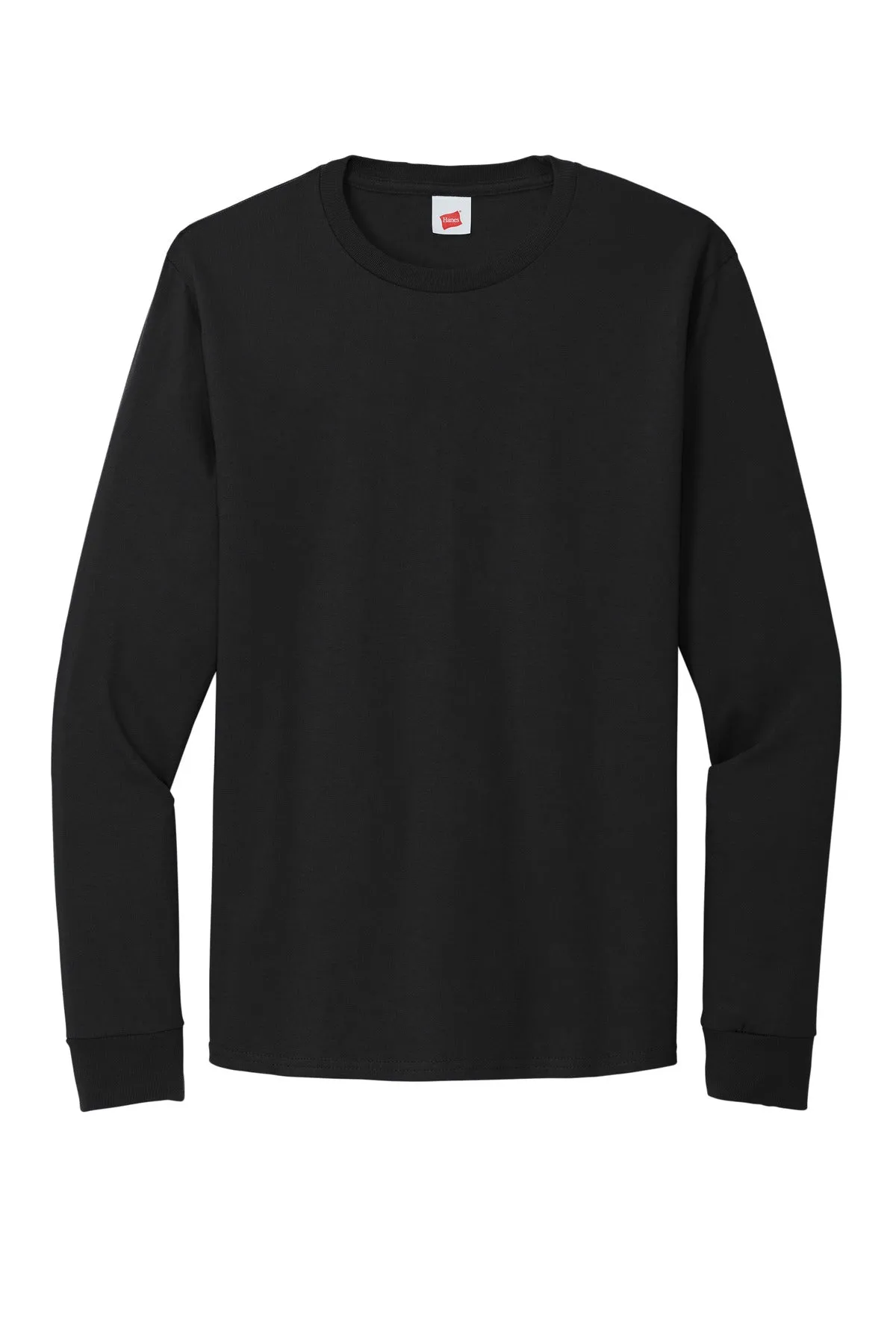 Hanes Essential-T 100% Cotton Long Sleeve T-Shirt 5286