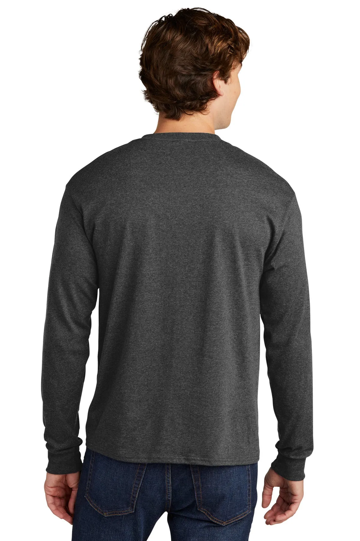 Hanes Essential-T 100% Cotton Long Sleeve T-Shirt 5286