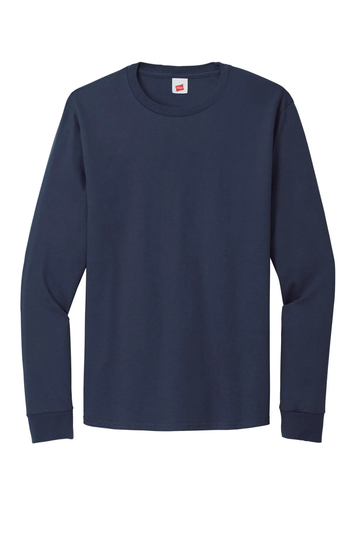 Hanes Essential-T 100% Cotton Long Sleeve T-Shirt 5286