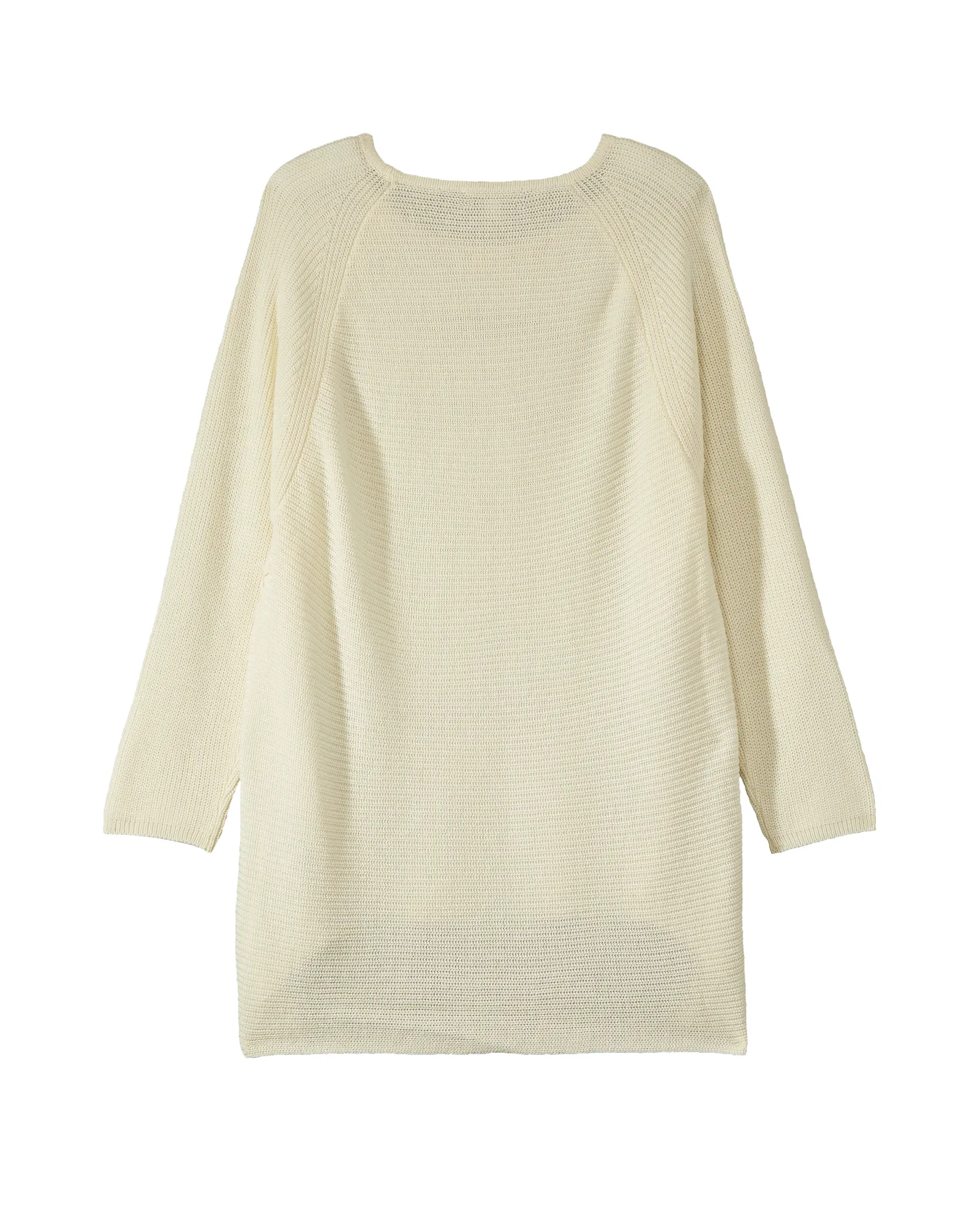 Heather Wool-Blend Tunic Sweater | Ivory