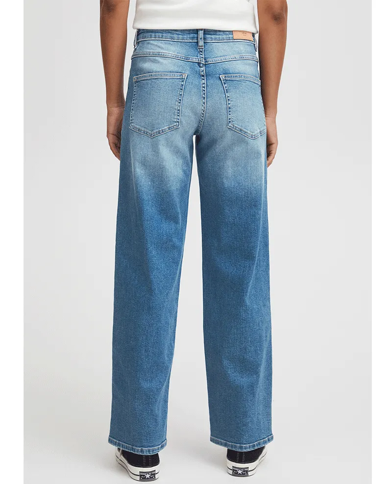 Ichi Twiggy Straight Light Blue Jeans