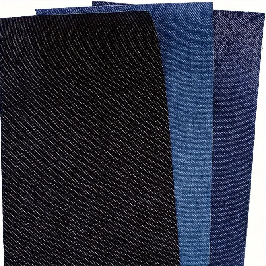 Jean IronOn Repair Patch Kit  Dark BlueLight BlueBlack