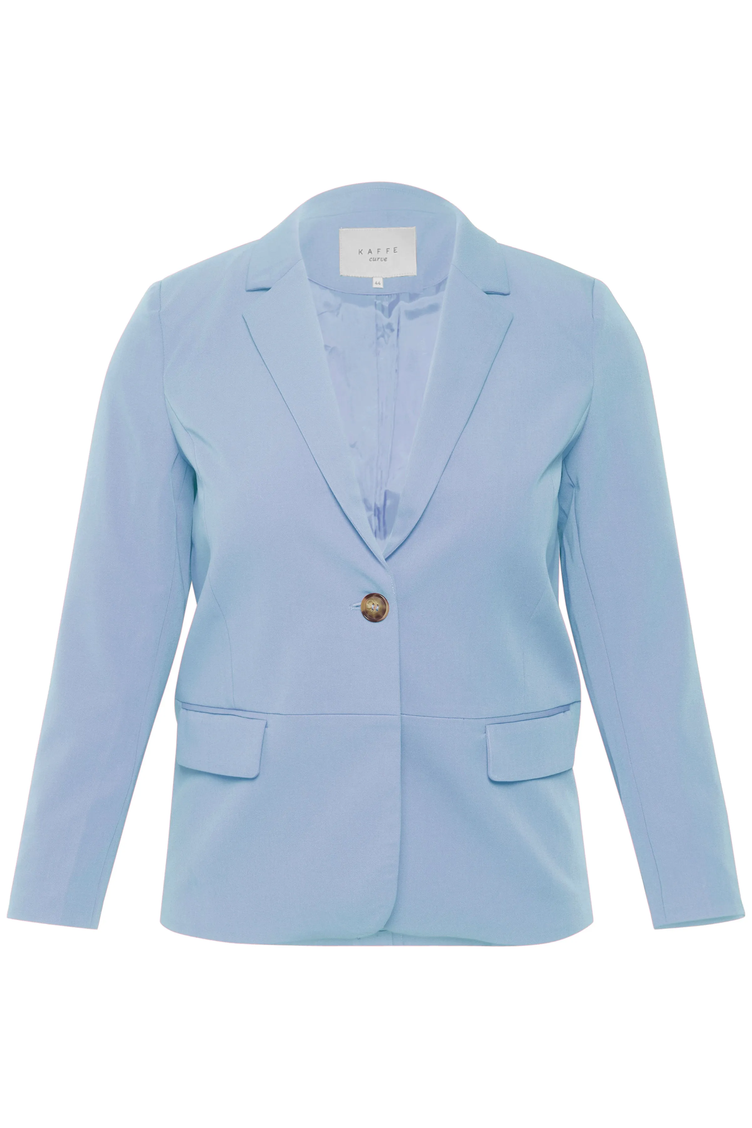 Kaffe Curve Sakira Blazer in Light Blue