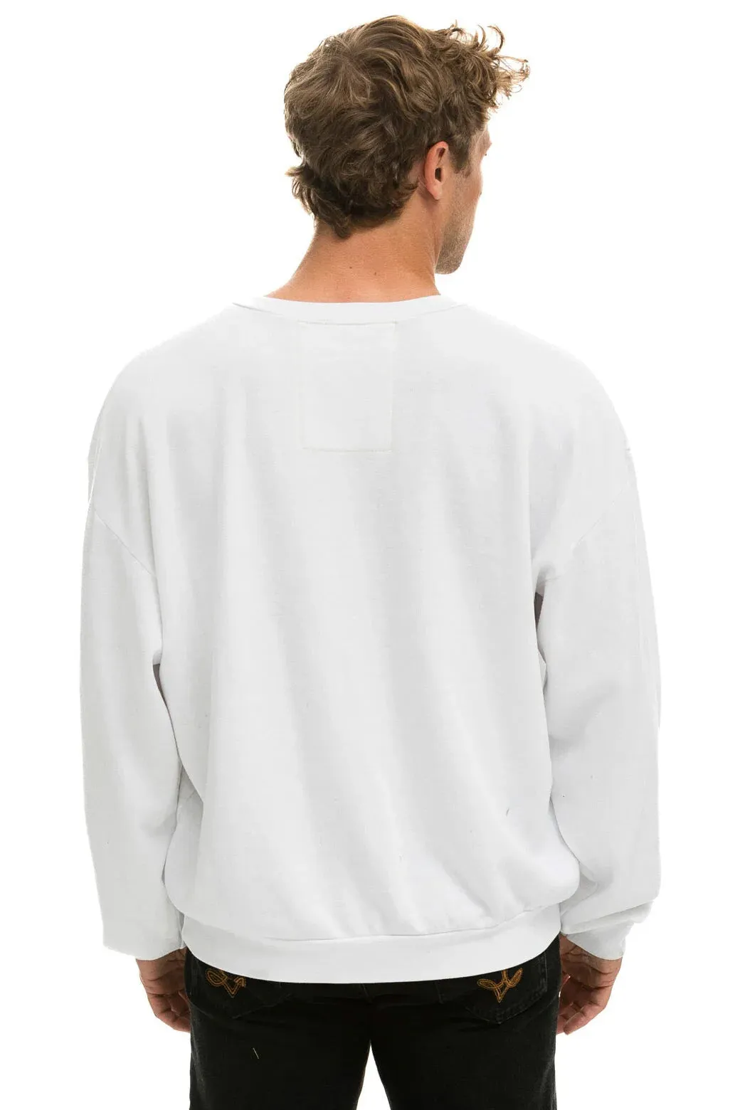 MEMBER EXCLUSIVE RELAXED SWEATSHIRT - WHITE