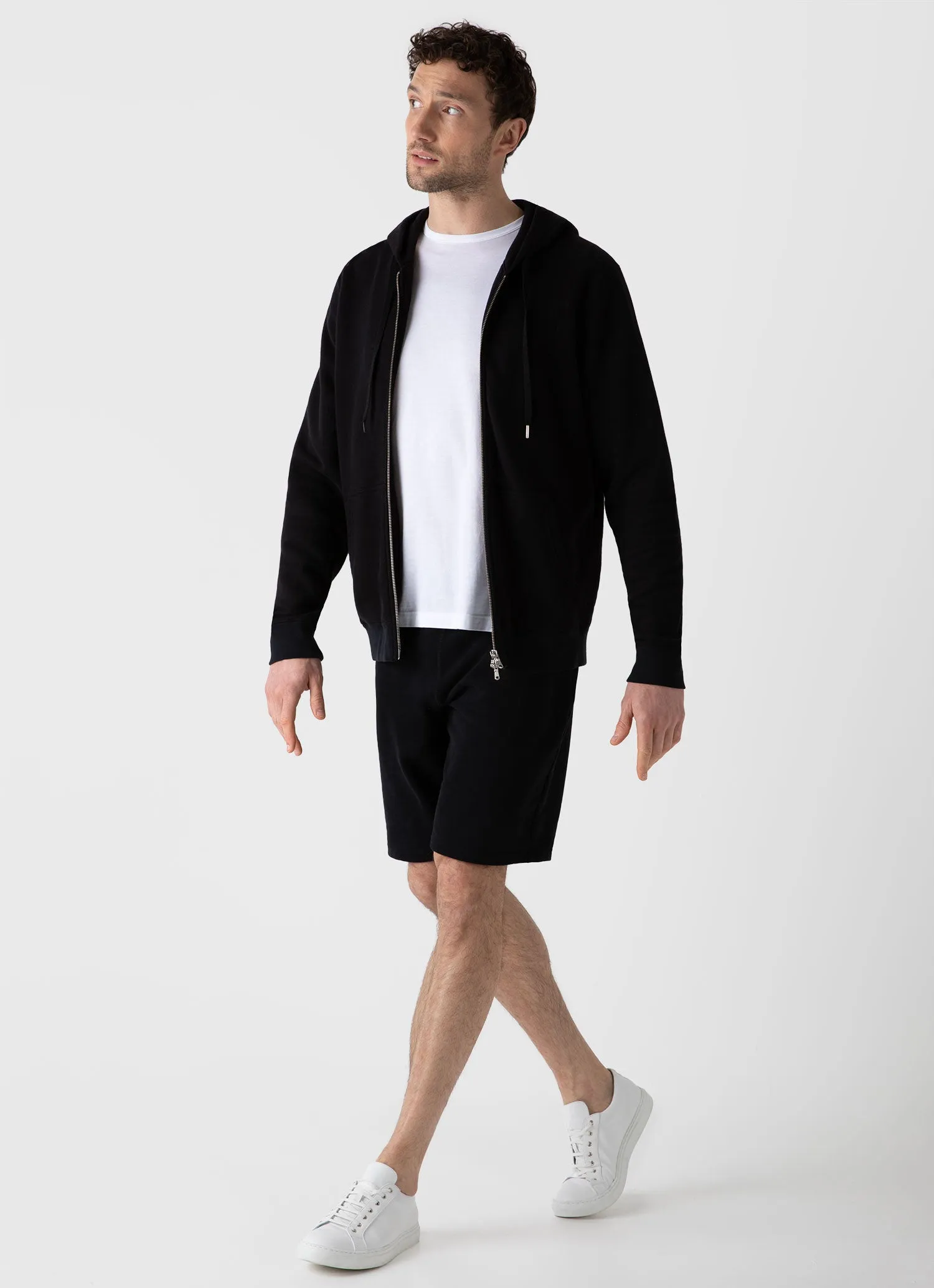 Men's Loopback Shorts in Black