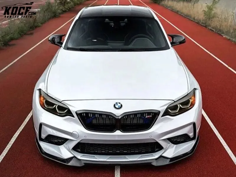 New! For 2019-2020 BMW F87 M2C CS style Carbon Fiber Front bumper Lip Splitter Spoiler M2C CS