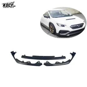 NEW! For Subaru WRX S4 3-PC Sti-p Style Front Bumper Lip Splitter Spoiler JDM Parts