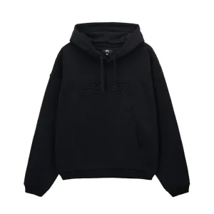 RELAXED OVERSIZED HOODIE / STUSSY / BLACK