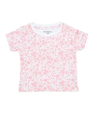 Round Neck Top - Printed - Floral