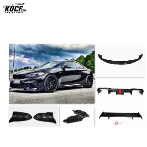 SABON I F87 M2 Carbon Fiber Body kit Front lip Diffuser Mirror Cover Rear Spoiler For BMW F87 M2