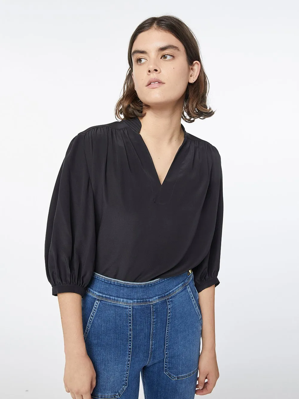 Silk Cali Top -- Noir