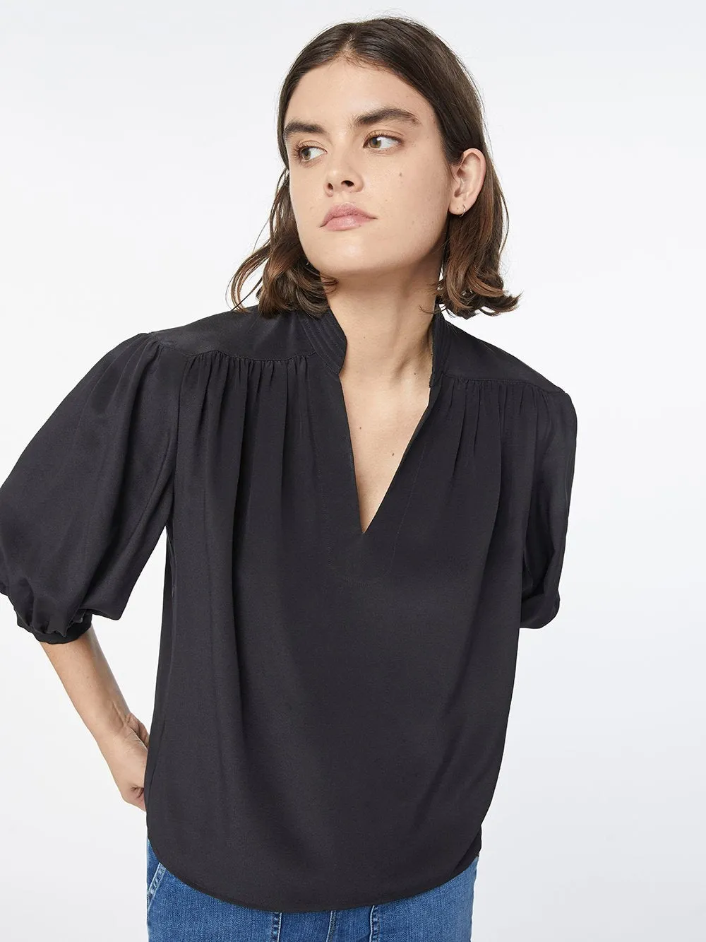 Silk Cali Top -- Noir