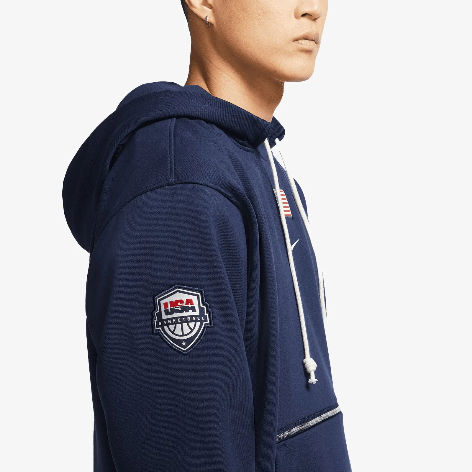 Team USA Standard Issue Dri-FIT Pullover Hoodie - Navy