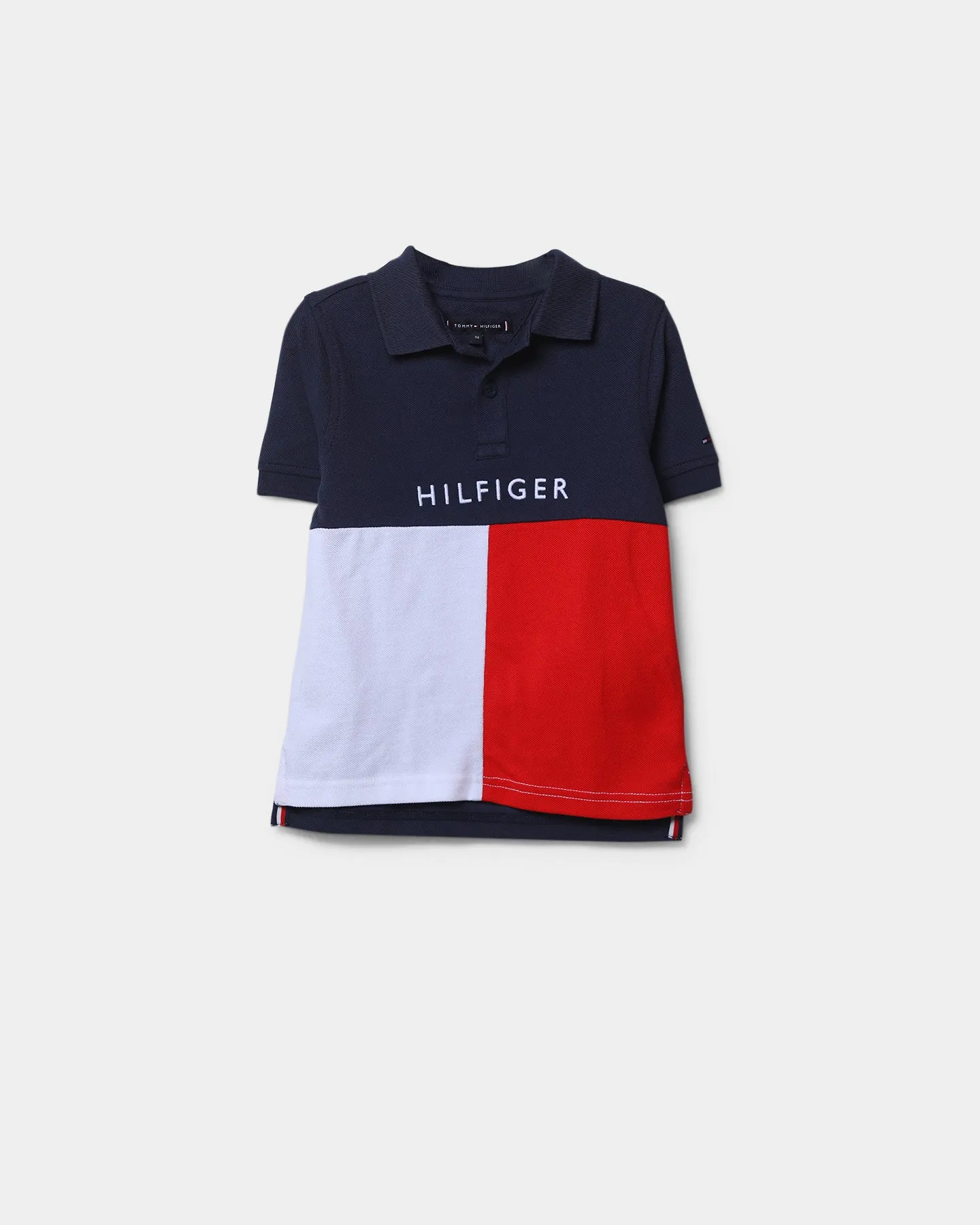 Tommy Jeans Kids Hilfiger Colourblock Polo Twilight Navy