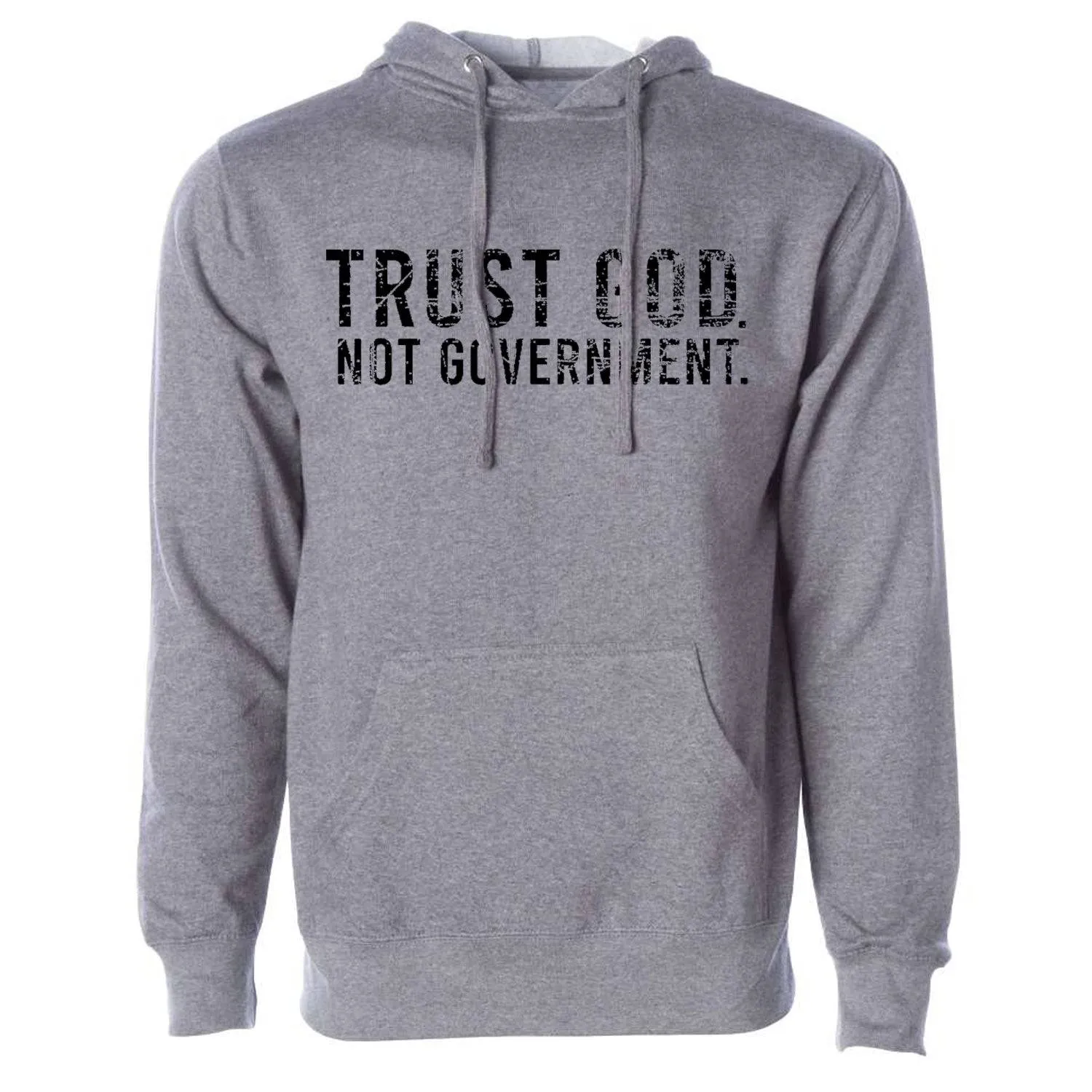 Trust God. Not Government. Men's Hoodie