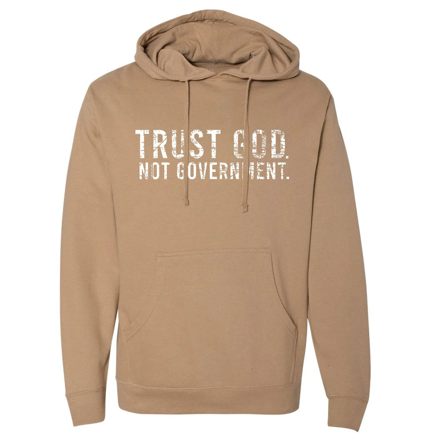 Trust God. Not Government. Men's Hoodie