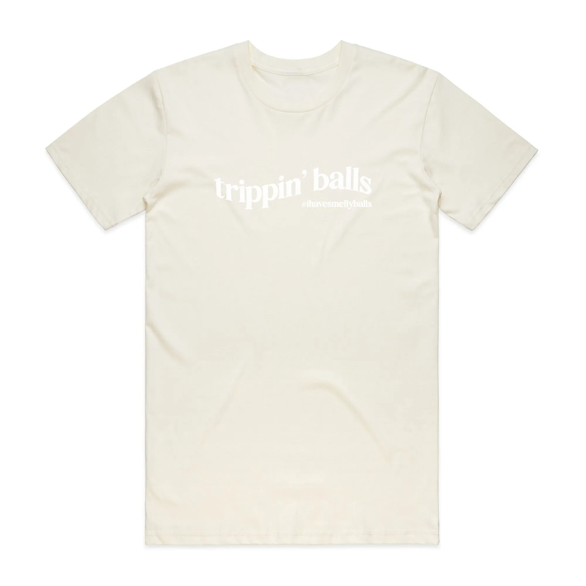 Unisex Trippin' Balls Tee - Salty White