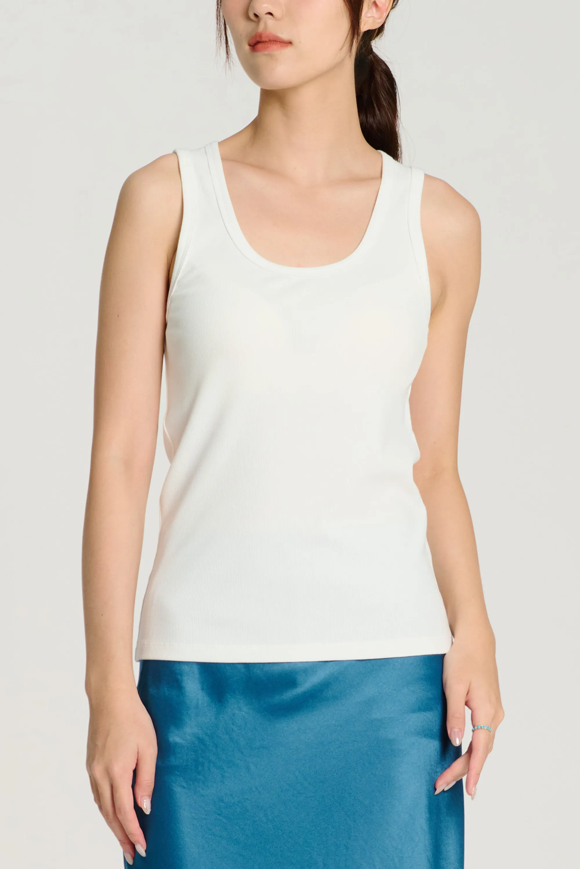 VIN eco-cotton tank top (White)